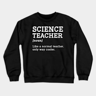 Science Teacher Back To School Crewneck Sweatshirt